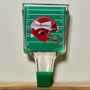 Budweiser AcrylicBeer Tap Handle Red Football Helmet